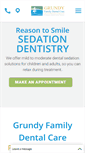 Mobile Screenshot of grundyfamilydentalcare.com